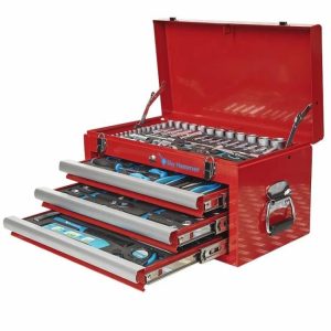 101-Piece CR-V Mechanics Tool Set with 3 Drawer Tool Chest Heavy Duty Toolbox Repair Tool Kit  |  Tool Sets