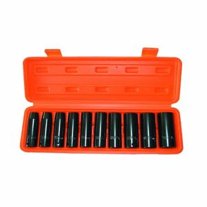 10pcs 1/2″ Deep Wall Impact Socket Set (Metric size) /SPT-1008A  |  Other Tools