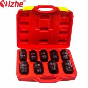 1/2 Inch 9 Pcs 29-38mm Auto Repair Tool Set Heavy Duty Socket Set For Car Repair  |  Tool Sets