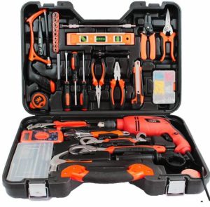 128 pieces of multifunctional electric tools and electric impact drills meticulously crafted by the manufacturer  |  Power Drills