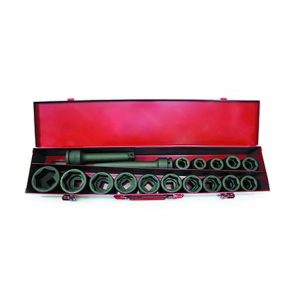 17pcs 3/4″ Dr. Standard Short Impact Socket Set (Metric Size) /SPT-1016  |  Other Tools