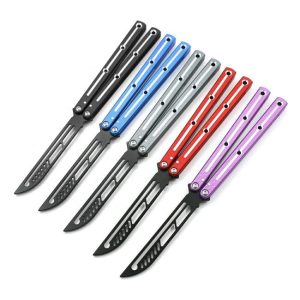 2023 in stock  butterfly  siren balde knife Hand tool Swing knife Customized product 6063-T6 aluminium Adult gift  |  Other Hand Tools