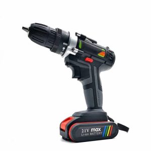 21V Portable Cordless Impact Drill Power Screw drivers 2 in 1 Rechargeable Lithium Electric Hand Drill Home Electric Screwdriver  |  Power Drills