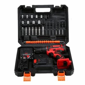 24PCS Power Tool Sets Electric Brushless Impact Drill Cordless Drill Multi-Function Electric Screwdriver Set Power Drills  |  Power Drills