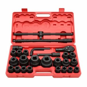 26pcs 3/4″ and 1″ Socket set / Sae size /( SPT-1018B)  |  Other Tools