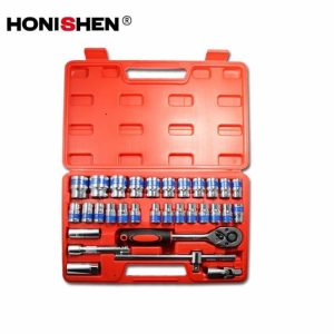 32 PCS 1/2″ complete ratchet sockets hand tool box set mechanic tool set  |  Other Hand Tools