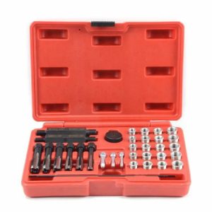 33-Piece Thread Repair Tool for Automotive Gearbox Oil Pan and Other Thread Repairs Set  |  Tool Sets