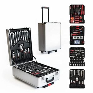 499 pieces aluminum box for household 4S shop special hardware trolley aluminum box auto repair wrench Mechanical Tools Set  |  Tool Sets