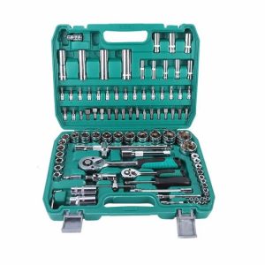 94 Pieces Professional CR-V Socket  Wrench Hand Tools Kit Sets For Auto Repair  |  Tool Sets