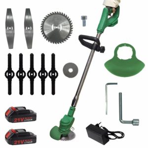 AMLM10 Adjustable Cutter Machine Grass Trimmer Electric Racing Wheels Handheld Mini Lawn Mower  |  Lawn Mowers