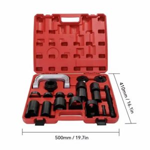 Auto Car Repair Press Remover Separator Installing C-Frame Kit 21PCS Universal Ball Joint Service Tool Set  |  Tool Sets