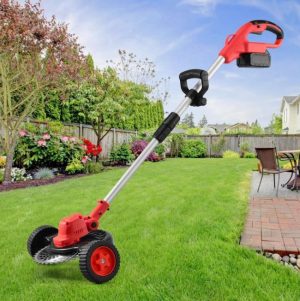 battery powered crawler lawn mower Self-charging pure lithium lawn mower  |  Lawn Mowers