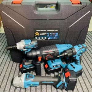 Cordless Electric Power Drills Hand Held Portable Screwdriver Cordless Drill Machine Power Tools Tool Sets  |  Tool Sets