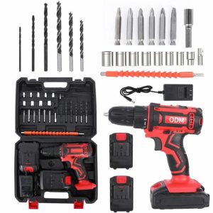 Cordless Electric Tools Handheld Power Drills Combi Drill Quick 18V/21V Lithuim Ion Battery Brush Motor Power Drill  |  Power Drills