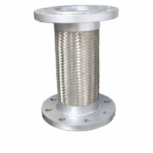 Corrugated metal stainless steel 316 flange joint flexible braided ss expansion bellow hose  |  Pipe Fittings