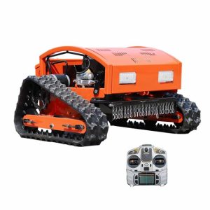 Crawler remote control robot lawn mower remote control slope mower self propelled gasoline lawn mower  |  Lawn Mowers