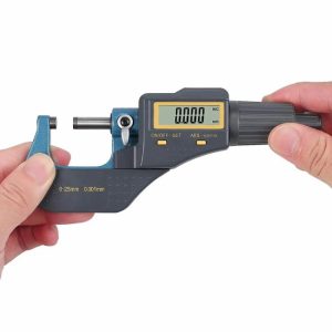 Digital Micrometer 0-1″ Digital External Electronic Gauge with Absolute and Incremental Modes Digital Outside Micrometer  |  Other Tools