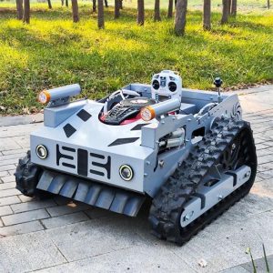 DQG Factory price professional smart electric zero turn robot crawler remote automatic lawn mower  |  Lawn Mowers