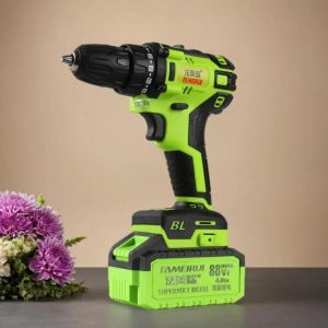 FMR-16 Brushless Power Drills Hammer Screwdriver Drill Machine 20V Battery Heavy Duty 13mm Cordless Hammer Drill Driver  |  Power Drills