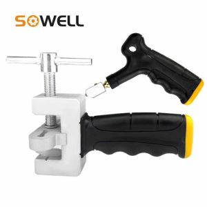 Glass Tile Opener Hand-held Humanized Design Large Wheel Multi-function Durable Roller Cutter Efficient Hand Tool 11.3*10.8*4cm  |  Other Tools