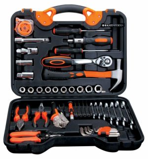 GOLDMOON Tools Box Set Mechanic Professional Hand Tool Kit Household Car Repair Hand Socket Tool Set  |  Tool Sets