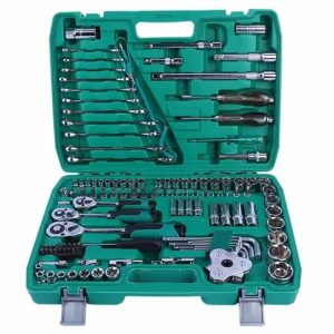 Hardware 121 Pcs Professional Mechanic Socket Wrench Hand Tool Set For Auto Repair with box  |  Tool Sets