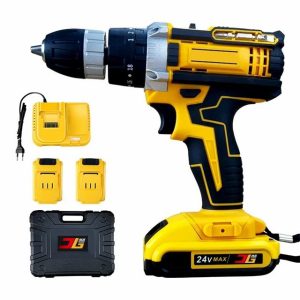 Heavy Cordless Drill Brush Motor 2in1 21V Electric Drill Electric Wrench Set Rotation Ways Adjustment High Torque Power Tool  |  Power Drills