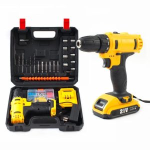 High Quality Finest Price Wireless Hand Drills Home Diy Electric Power Tools High Power Drill  |  Power Drills