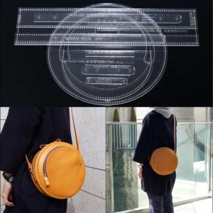 High quality Leather round bag template Leather stencils Leather Acrylic Templates  |  Other Tools