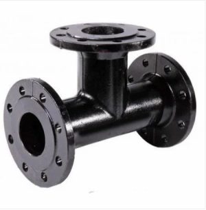 Hot sale Ductile fittings epoxy all flanged cast iron tee  Drainage / Sewage / Potable water  |  Pipe Fittings