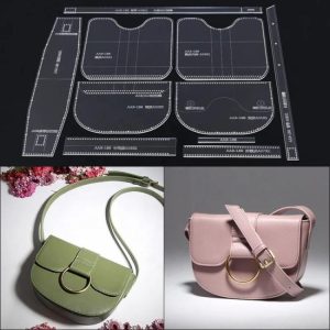 HOT Selling Handmade DIY Leather template Transparent acrylic template Leather bag template  |  Other Tools