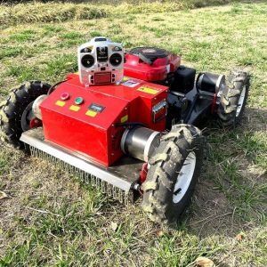 HT550 Remote Control Wheel Lawn Mower Electric Smart Snow Plow Robot Lawn Mower For Sale  |  Lawn Mowers