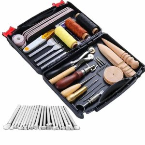 L-007  Leather Crafting Working Tool Set DIY Leather Hand Tools Leather Tools Set  |  Other Tools