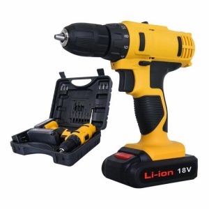 LANDSEA Professional Factory Price Power Drill Kit 18V Cordless Drill With 2 Batteries  |  Power Drills