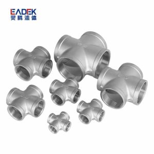 LEADTEK Factory Female Four Way Tee Cross Tee Pipe Fitting  |  Pipe Fittings