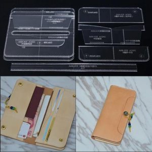 Leather Handmade DIY Tools Transparent Wallet Stencil Leather Handbag Templates  |  Other Tools