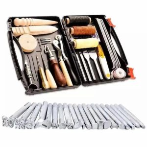 M139 48pcs Leather Working Tool Set Leather Diy Handmade Sewing Kit Leather Craft Working Tool Set  |  Other Tools