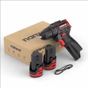 NANWEI Industrial Rechargeable Power Tools 10MM Factory  portable electric brushless cordless drill  Lithium Battery  |  Power Drills