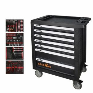 New 7 Drawers Rolling Metal Tool Cabinet Trolley Cart With Workshop Tool Sets Box Automobile Maintenance And Repair Industry  |  Tool Sets