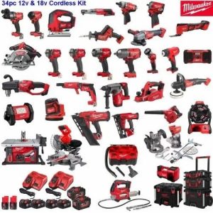 New POWER TOOLS Milwau-keeS 2695-34 power tools combo kits M18 20V Cordless Lithium-Ion Combo Tools Kits ORIGINAL  |  Other Hand Tools