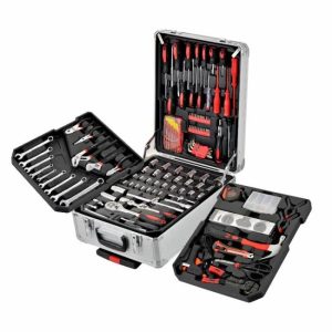 Professional Aluminum Suitcase storage Box 186 pcs Tool Sets For Auto Mobile Repair herramientas  |  Tool Sets