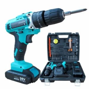 Rechargeable 21 hand-held Performance Portable electric drill lithium battery cordless power tool set  |  Tool Sets