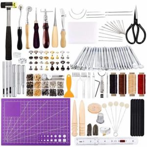 RTS L-011 183Pcs Leather kit Leather Craft DIY Leathercraft Working Tool Kit  |  Other Tools