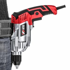 WHAMX Speed Adjustable Impact Hammer Woodworking 10mm Power Drill Tool Set  |  Power Drills