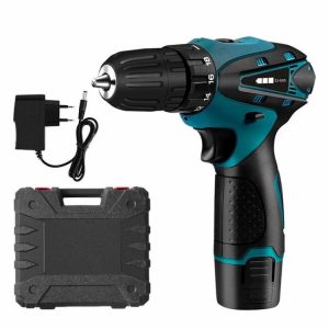 Wholesale 21V Cordless Lithium Battery Wireless Rechargeable Powerful Impact Drill Set DIY Power Tool Electric Drill – 10pcs ZJG  |  Power Drills