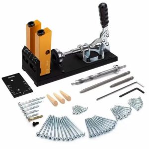 Woodworking Inclined Hole Doweling Jig Pocket Hole Jig Kit other hand tools For Hole Puncher Furniture Carpentry Tools  |  Other Hand Tools