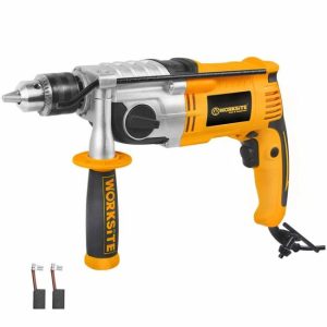 WORKSITE Professional 220V Electric Impact Drill Power Drilling Masonry Tools 1200W Corded 13mm Impact Drill  |  Power Drills