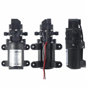 Factory directly 12V 72W high pressure agricultural water chemical Red wine drinks Diaphragm pump  |  Pumps